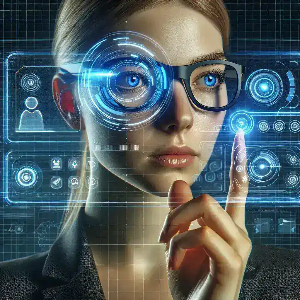 How do eye-tracking devices enhance computer accessibility?